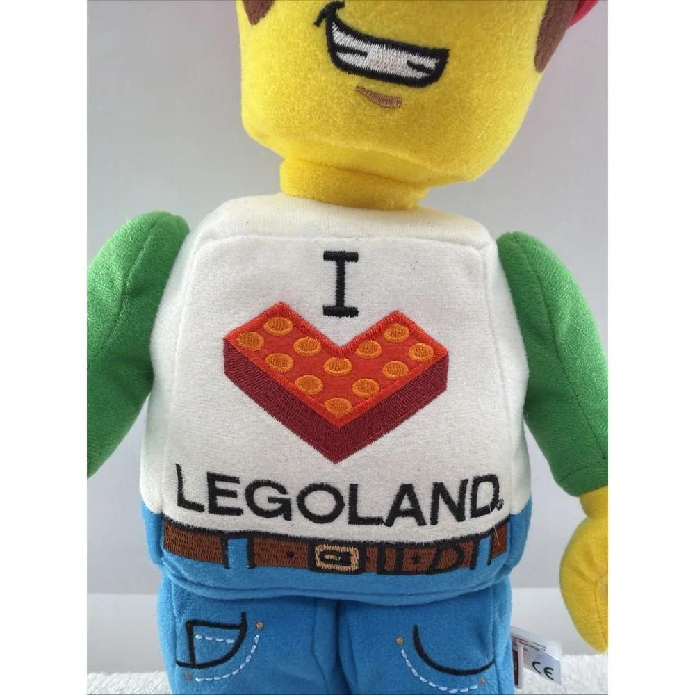 Legoland Theme Park Lego Boy Plush Character I LOVE LEGOLAND 13 Inch